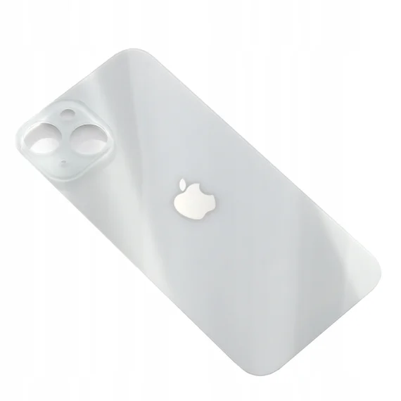 Задняя крышка для iPhone 14 (White) с большим вырезом под камеру