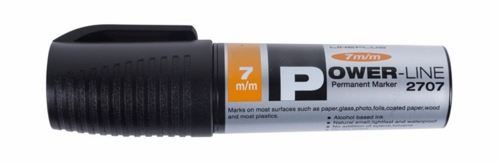 Маркер черный перманентный 7мм