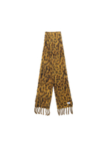 Шарф Вязаный Obey Leopard Scarf