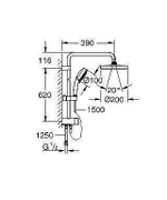 Душевая система Grohe New Tempesta Cosmopolitan System 27394002