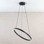 Citilux Дуэт CL719501 LED Люстра подвесная с пультом Чёрная