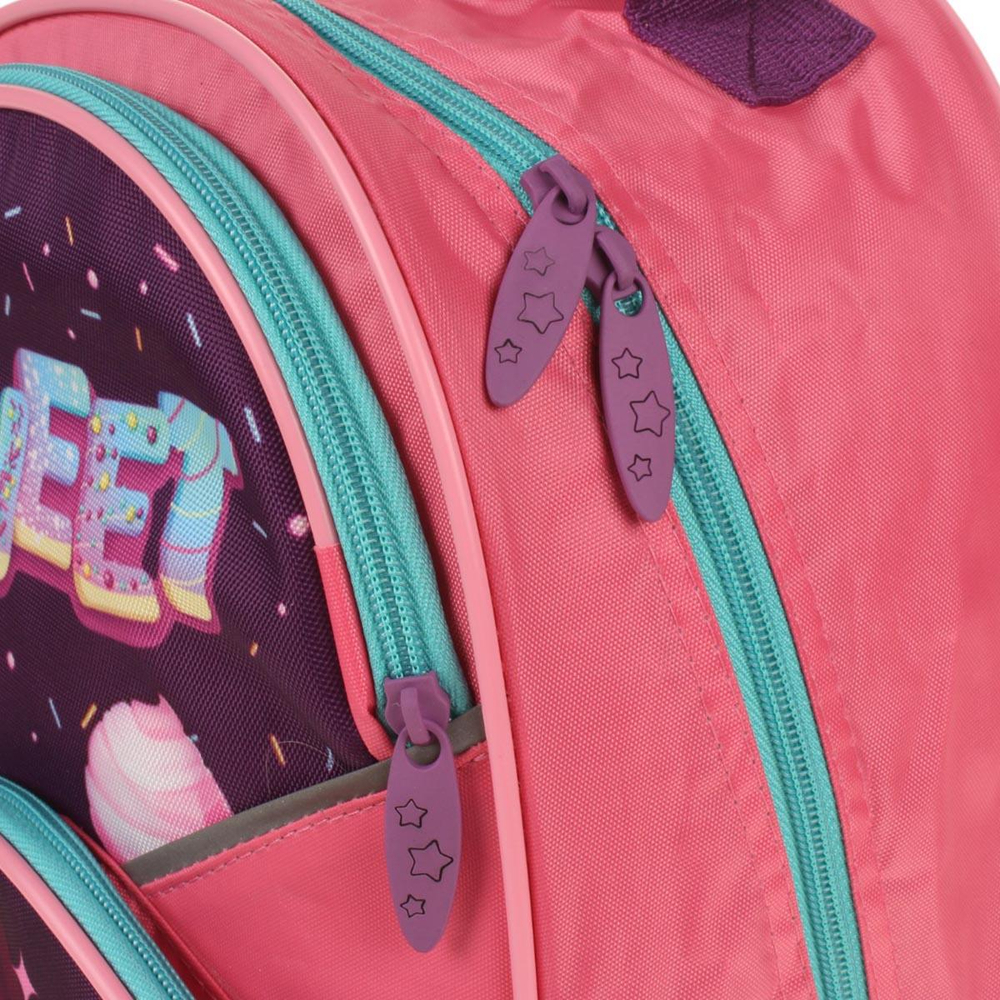 Ранец школьный Антошка ОРТ 37*26*13см, анатом. спинкой, 1 отдел, 2 кармана, 2 боковых кармана "Вку