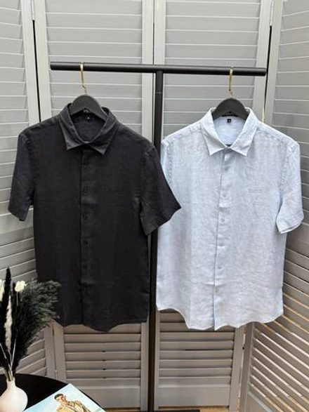 Льняная рубашка Zegna