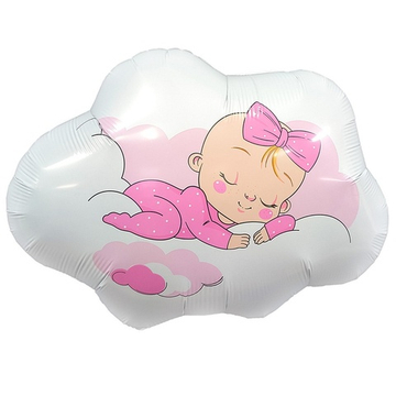 Фольгированный шар-фигура «Малышка в облаках», 66 см