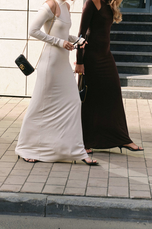 Платье двойное