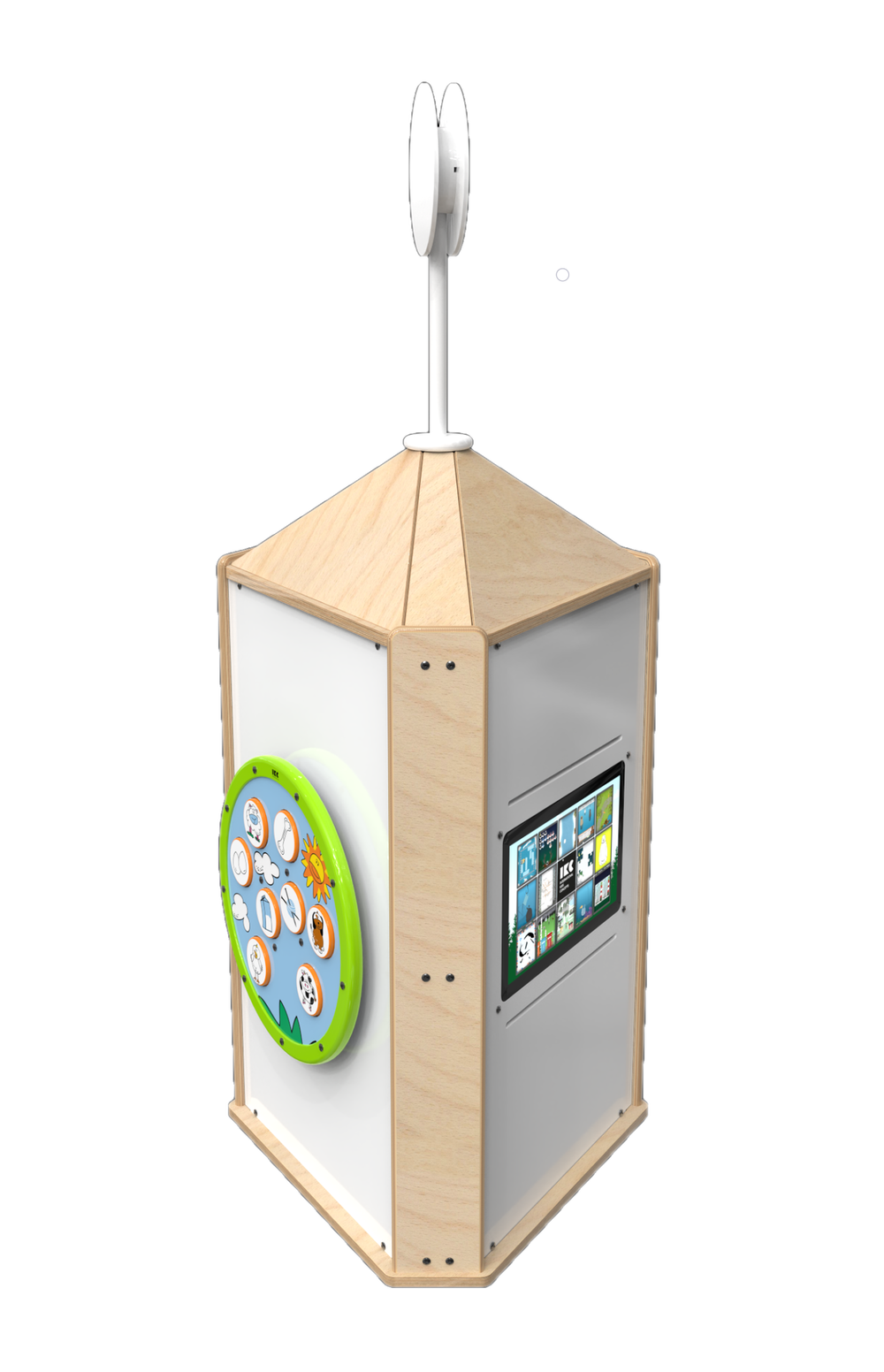 Игровая система с сенсорной панелью PlayTower TOUCH WOODEN Башня