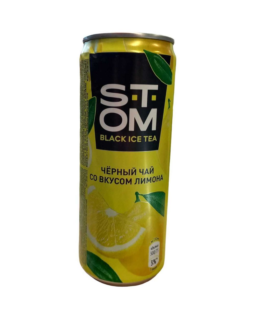 Холодный чай "СТОМ" 0,33л жб