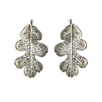 Серьги листья Ester Bijoux Дуб LF83C-S BW
