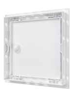 Люк ревизионный ЛР фланец 196х196 ручка 218х218 пластик EVECS