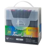 Набор маркеров для скетчинга 36цв, 2,0-6,0мм, Тouch Cool двусторонние, Egoist