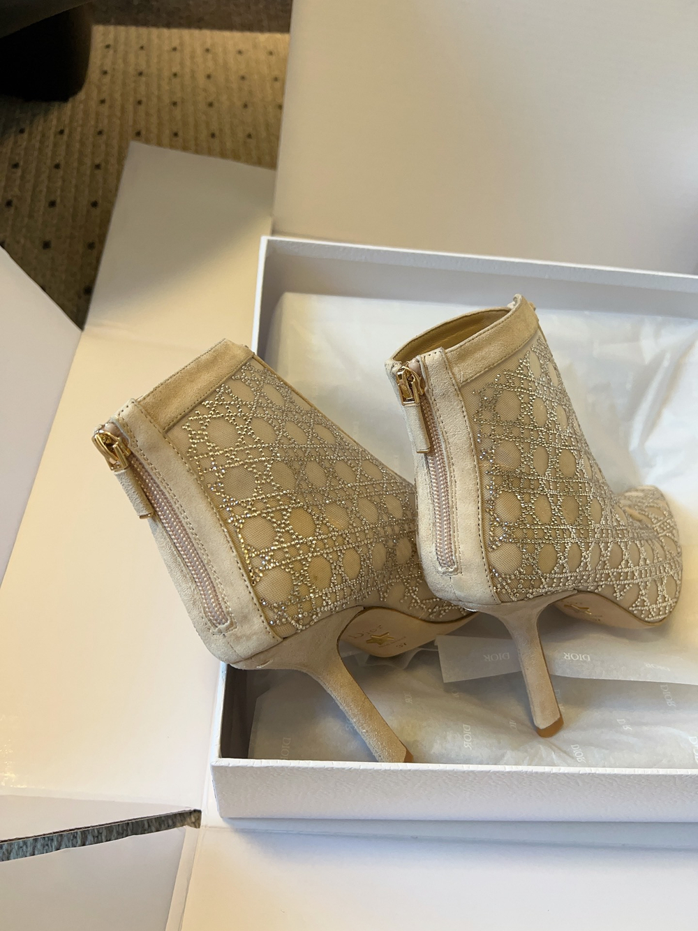 Christian Dior Heeled Ankle Boot (2 colors)