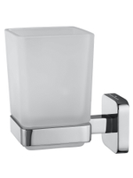 Стакан для зубных щеток с держателем WONZON & WOGHAND STILL, Хром (WW-6621)