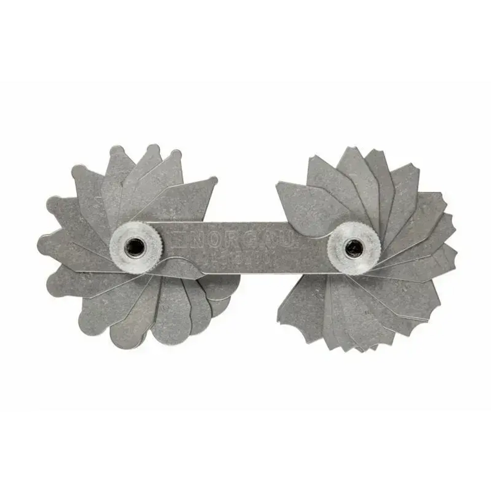 Набор радиусных шаблонов NORGAU Industrial, 34 шт, 17 радиусов