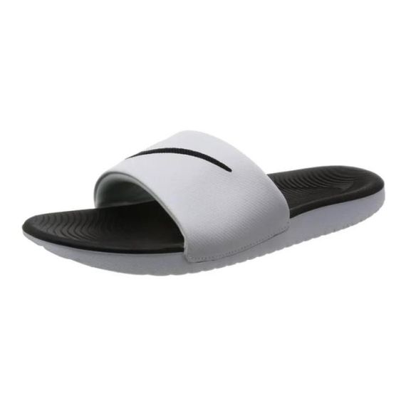Nike Kawa Slide 'White Black'