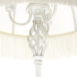 Citilux Базель CL407921T Торшер патина со столиком и бежевым абажуром