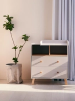 Комод RANT "Style" 100 см 4 ящика 3 отсека (арт.116) Crystal Beige