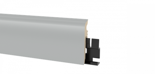 Плинтус гибкий Arbiton VIGO 60 Тёмно-серый 15Х60Х2200 мм