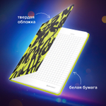 Блокнот с резинкой в клетку 96 л. А5 (145х203 мм) твердая обложка BRAUBERG "Calligraphy" (4 штуки в упаковке)