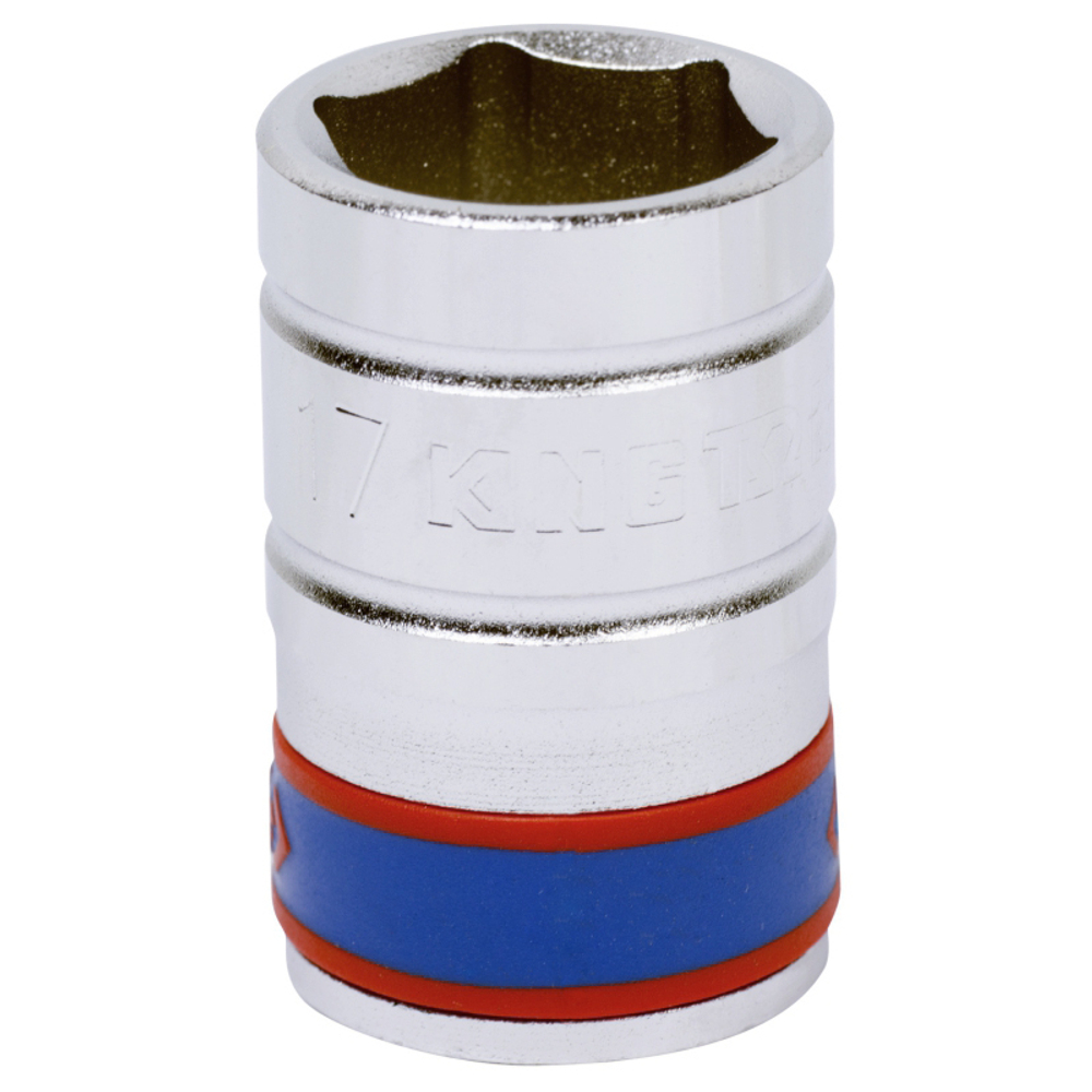 KING TONY (433517M) Головка торцевая стандартная шестигранная 1/2", 17 мм