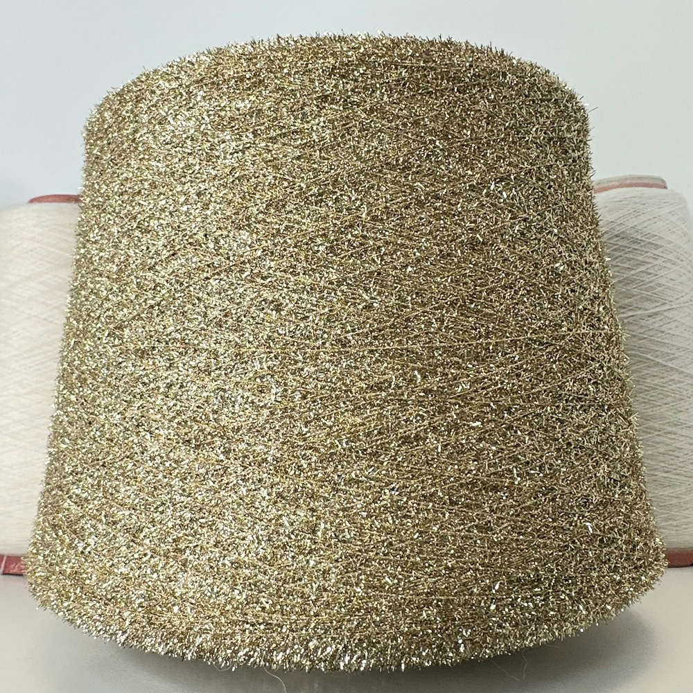 SPARKLING - Lineapiu; 60% люрекс, 40% п/а; травка мелкая; 1400м/100гр; цвет: золотой S502