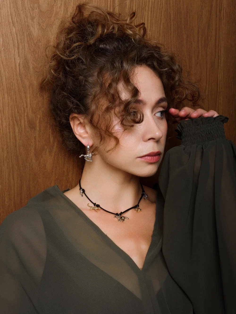 Серьги "Horse" Silver