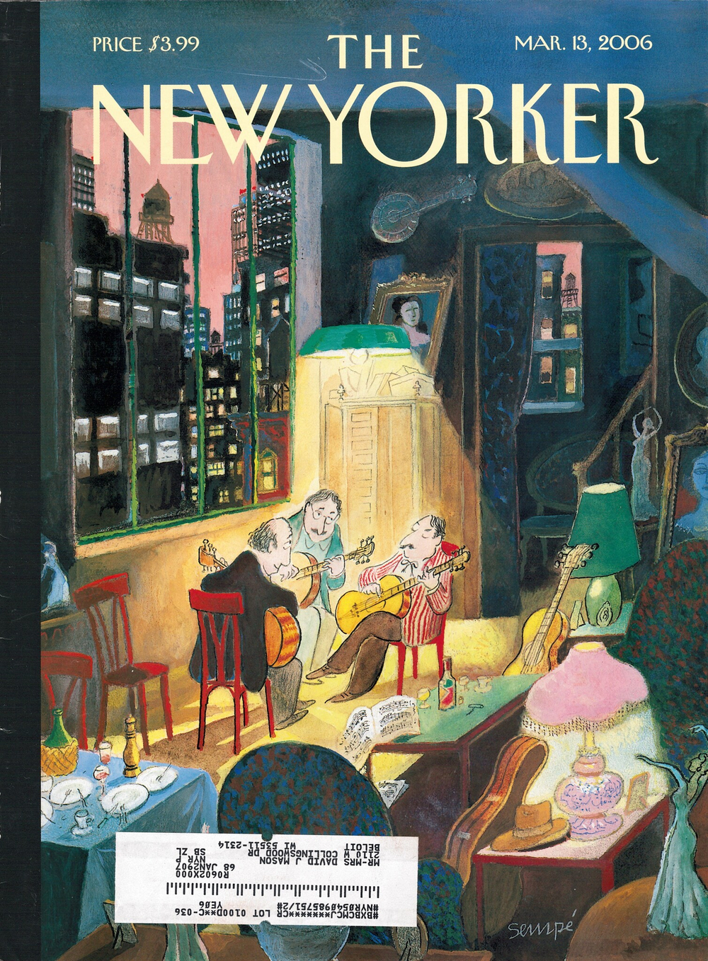 Журнал The New Yorker 13-03-2006, обложка