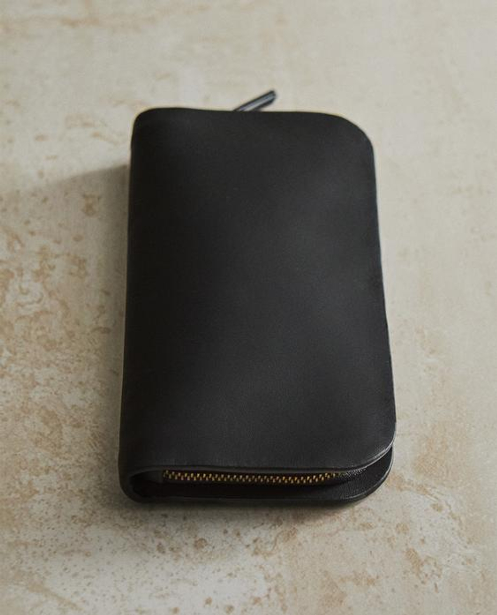 ZARA HOME КОЖАНЫЙ КОШЕЛЕК, ЧЕРНЫЙ