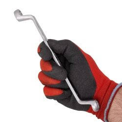 Ключи накидные, отогнутые на 75град., набор 6пр. (6х7, 8х9, 10х11, 12х13, 14х15, 16х17мм) FORCEKRAFT FK-50610P