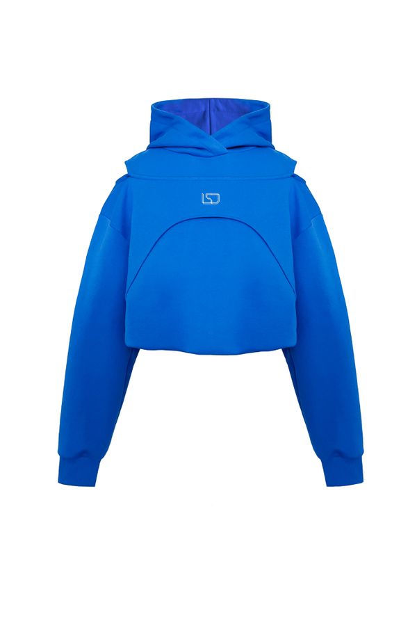 Кроп худи CUT OUT без начеса