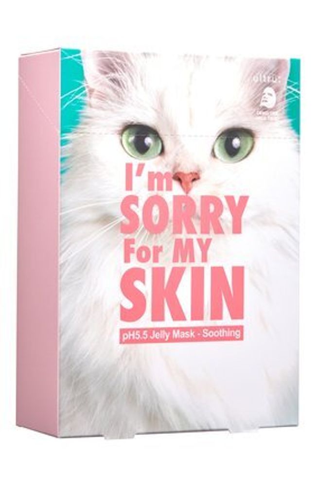 ULTRU I&#39;m Sorry For My Skin pH5.5 Jelly Mask - Soothing 10 pcs