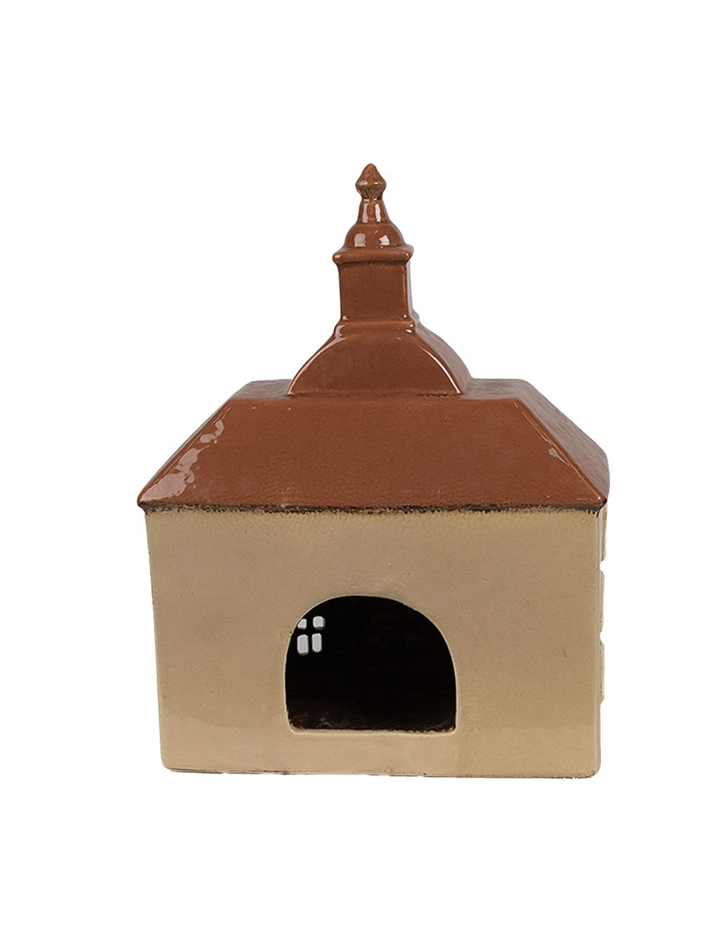 Подсвечник "Домик Амстердам с часами" 20x10x26 см от Clayre & Eef