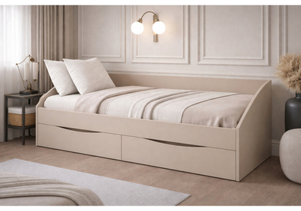 Кровать WoodVille Эриол 90x200 кашемир