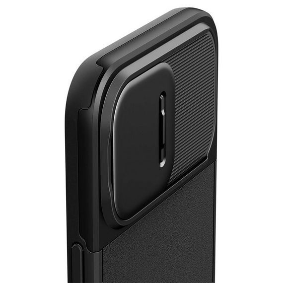 Чехол Spigen Optik Armor MagFit для iPhone 15 Pro Max (ACS06599) Black