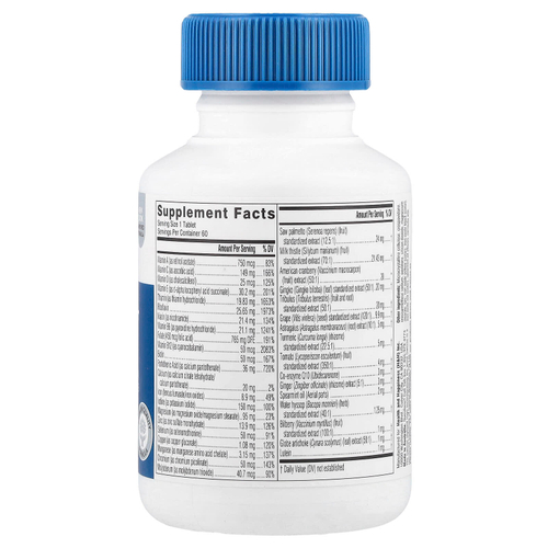 Swisse, мультивитамины для мужчин старше 50 лет, 60 таблеток