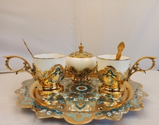 Набор чайный/кофейный на две персоны "Лазурь"