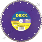 DEXX MULTI UNIVERSAL 230 мм (22.2 мм, 7х2.5 мм), алмазный диск (36702-230)