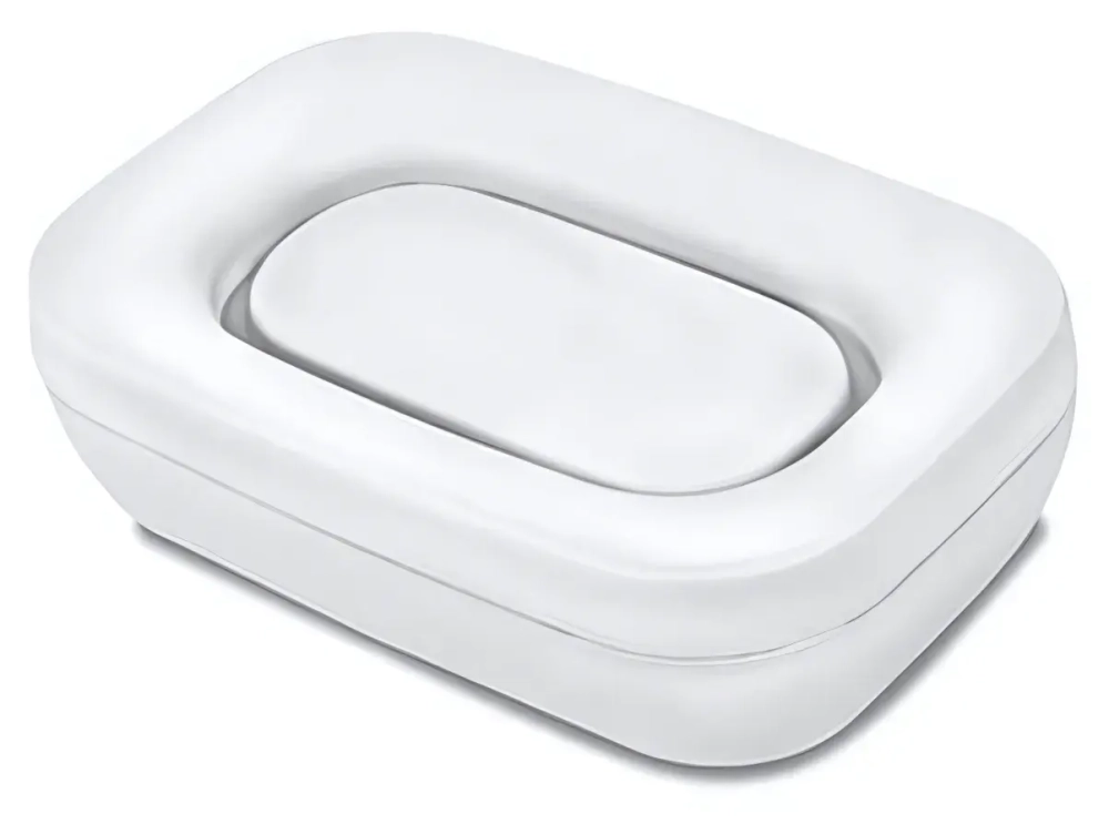 Мыльница открытая Эллиса белая C843БЕЛ