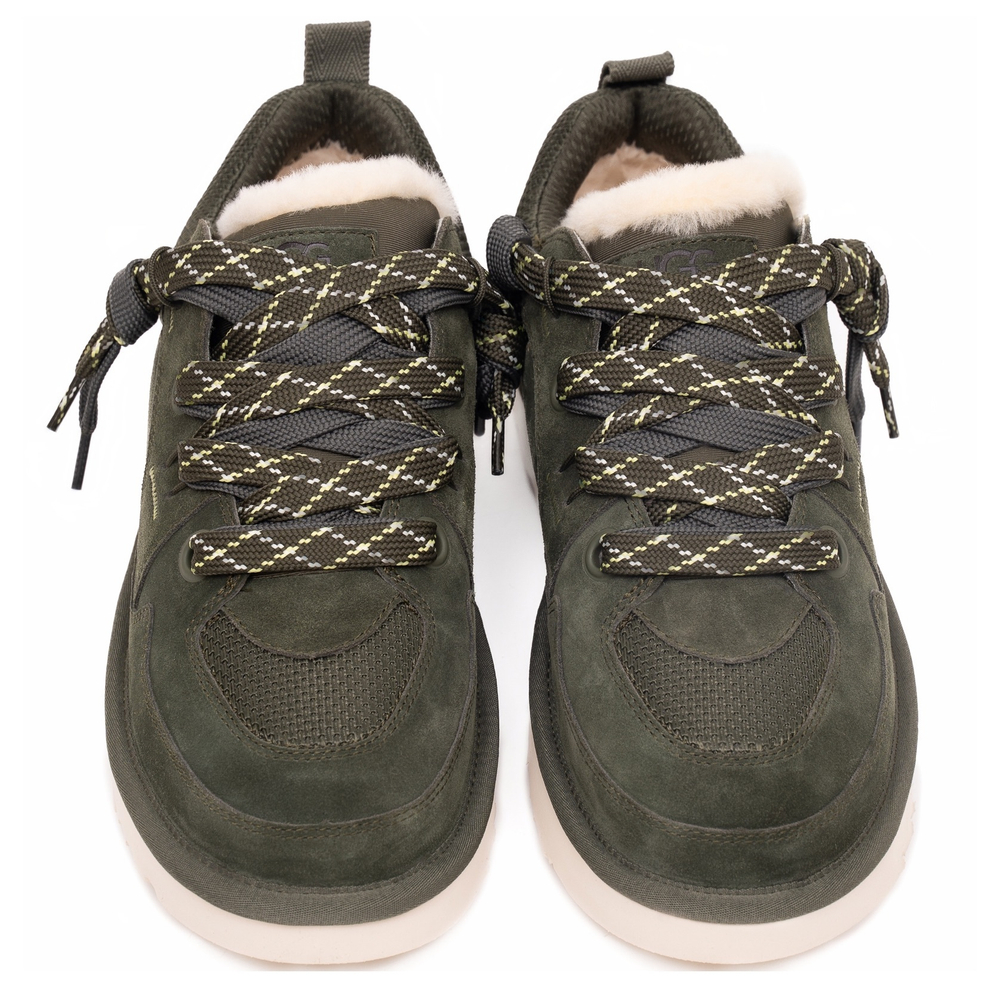 Ugg Mens Lowmel Lo Sneaker Dark Green