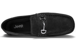 Jeep Gommino Loafers Men"s Low top Black