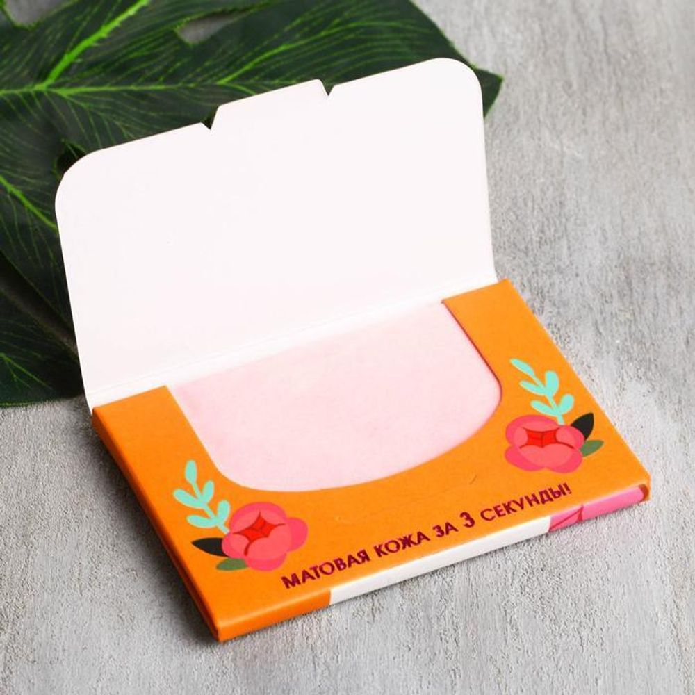 Матирующие салфетки для лица Yes GIRL - 50 шт.