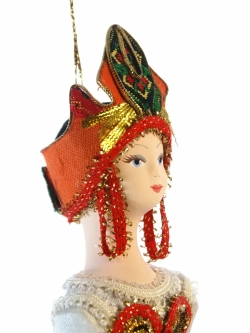 Кукла-подвеска коллекционная Жар-птица по эскизам Л. Бакста