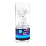 Закрытая прозрачная насадка 13,5см на пенис Bior Toys Erowoman-Eroman Crystal Sleeve Faraon EE-10010