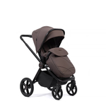 Коляска детская Peppy Monaco 2 в 1 Brownie (коричневый), рама черная