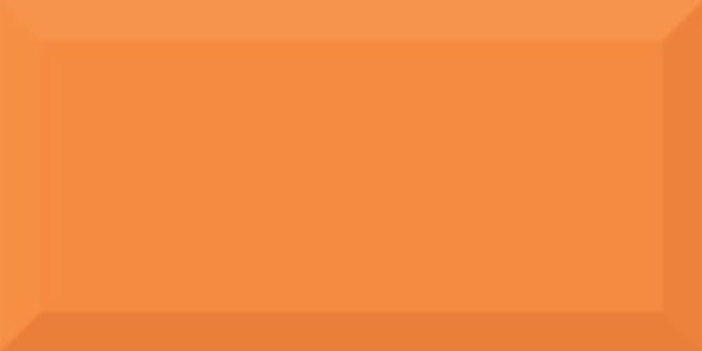 Настенная плитка Monocolor Naranja Biselado Brillo 10x20