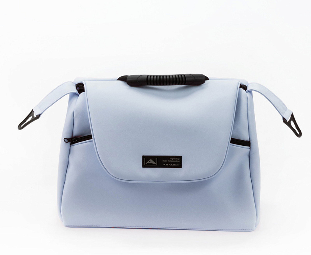 Детская коляска Adamex Nola Deluxe 2 в 1 N-SA17 (ГОЛУБАЯ КОЖА)