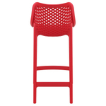 Стул пластиковый полубарный Siesta Contract Air Bar 65, красный