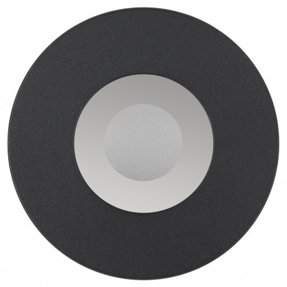 Встраиваемый светильник влагозащищенный ЭРА WR3 BK MR16/GU5.3, IP44, черный