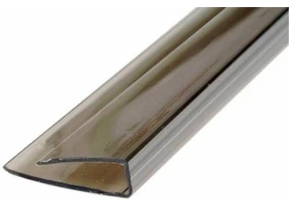 Профиль торцевой UP 4 мм бронза (2,1м)