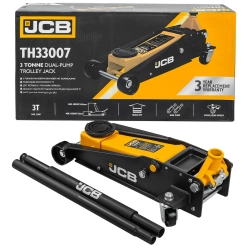 Домкрат подкатной гидравлический 3т (h min 133мм, h max 465мм) JCB JCB-TH33007