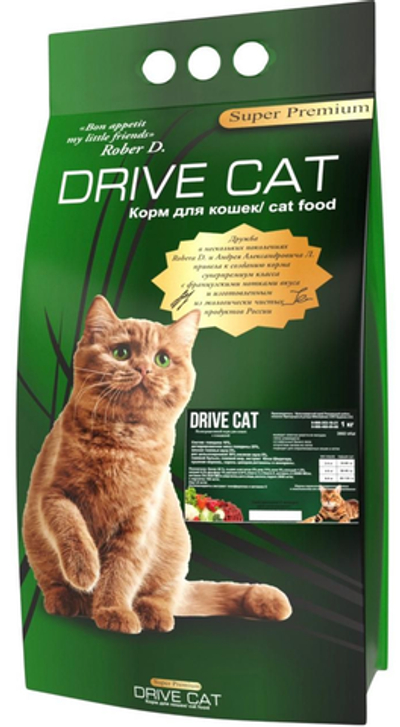 Сухой корм для кошек Drive Cat с говядиной